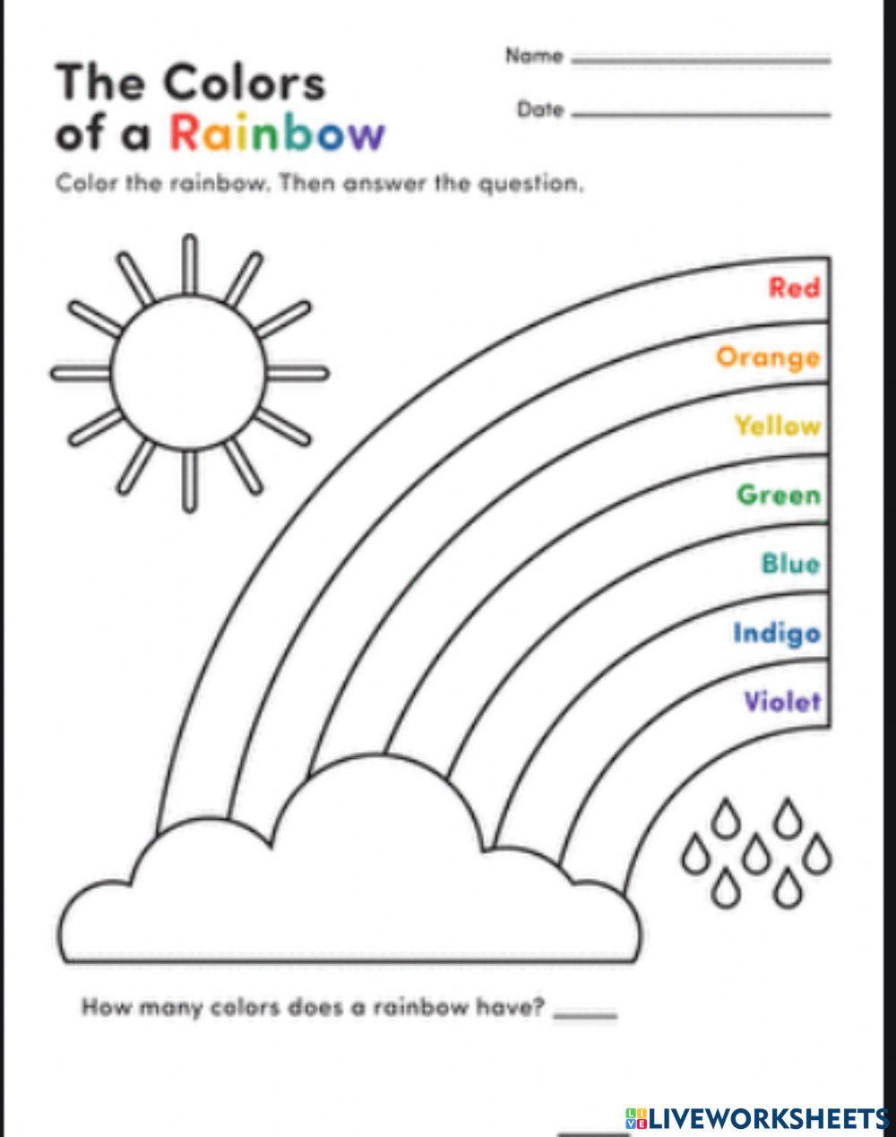 How much colors do rainbows have?