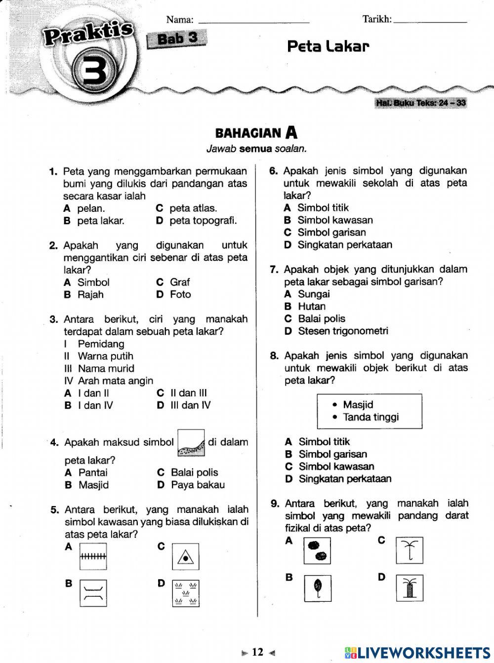 Praktis 3 peta lakar