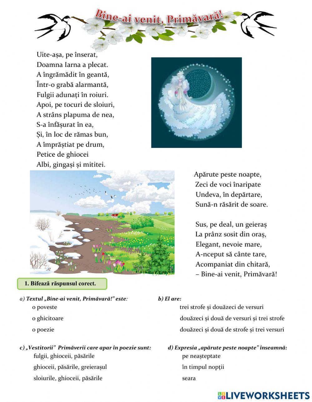 Bine-ai venit, Primăvară!