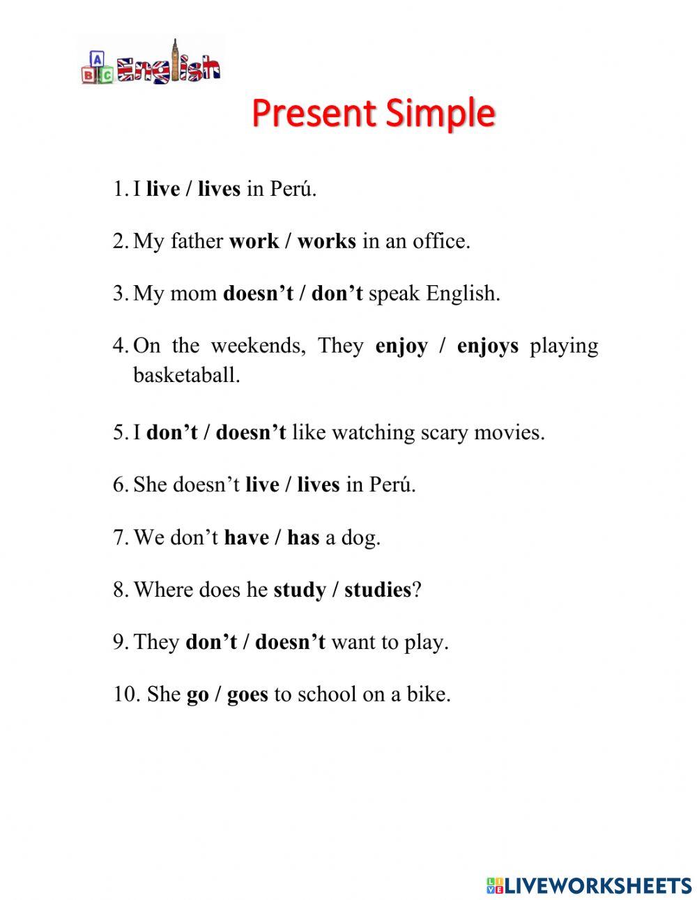 Present Simple