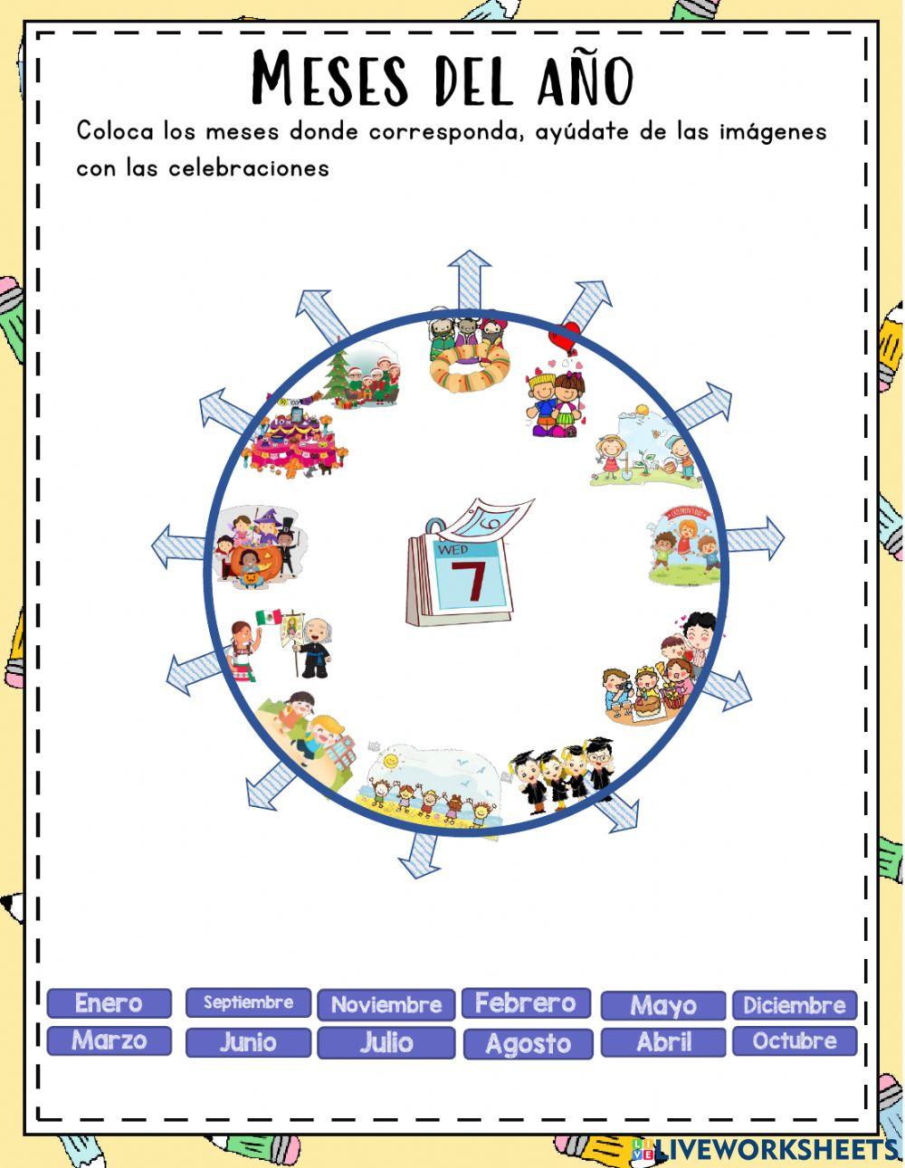 Celebraciones en meses del año