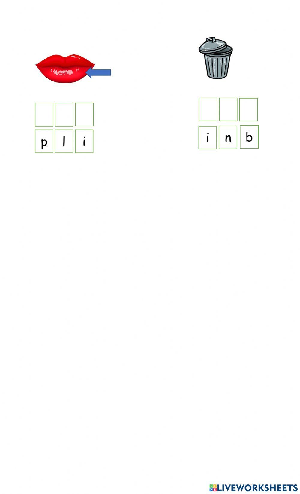 Short Vowel 'Ii' Word Families
