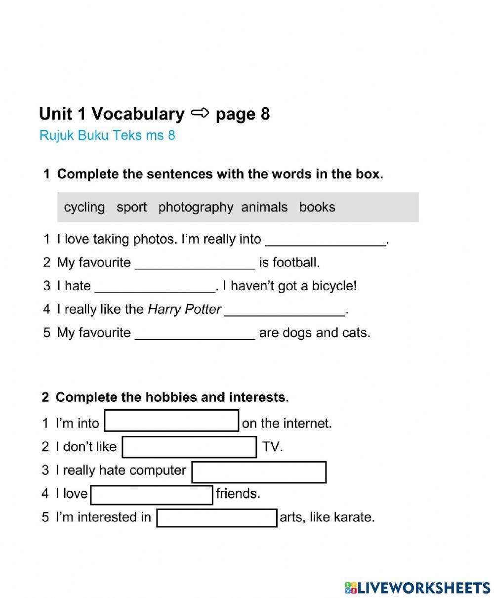 English Year 5 CEFR page 8