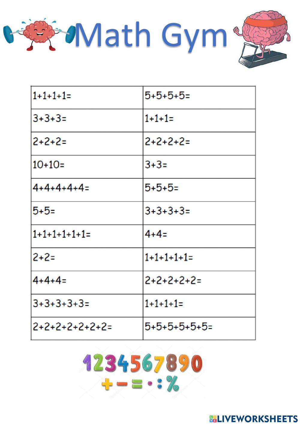 Repeated addition