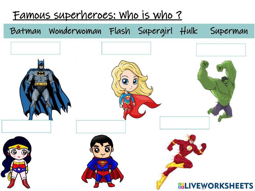 Famous Superheroes