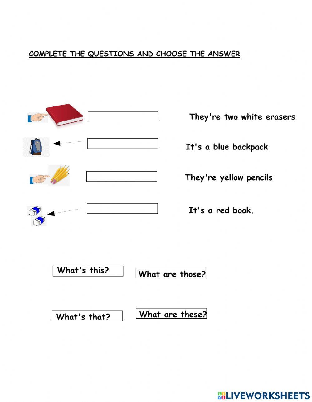 This that these those