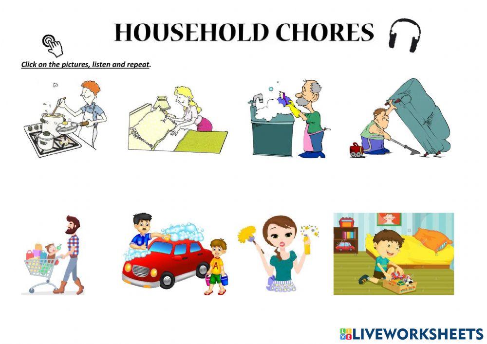 Household chores - LISTENING