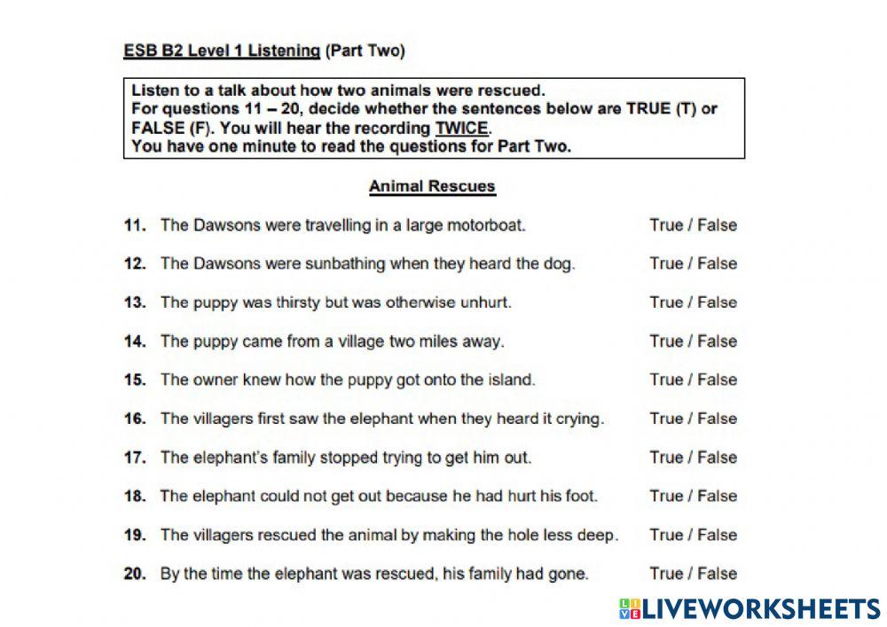 Esb b2 listening 2019a