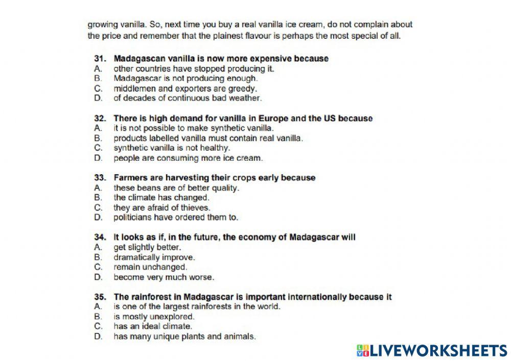 ESB B2 READING 2019A