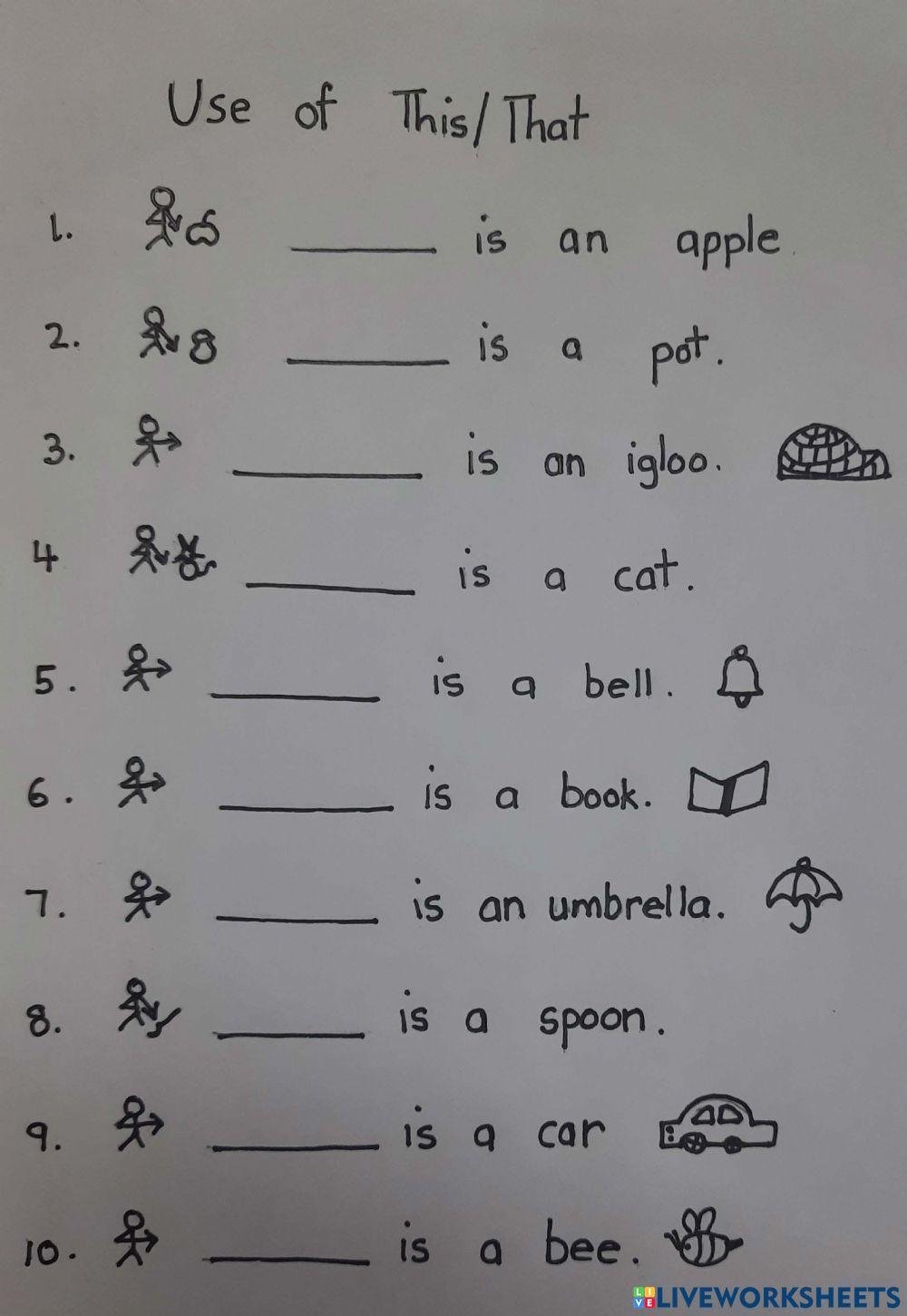 This-That 6440125 | supriyaorpe | Live Worksheets