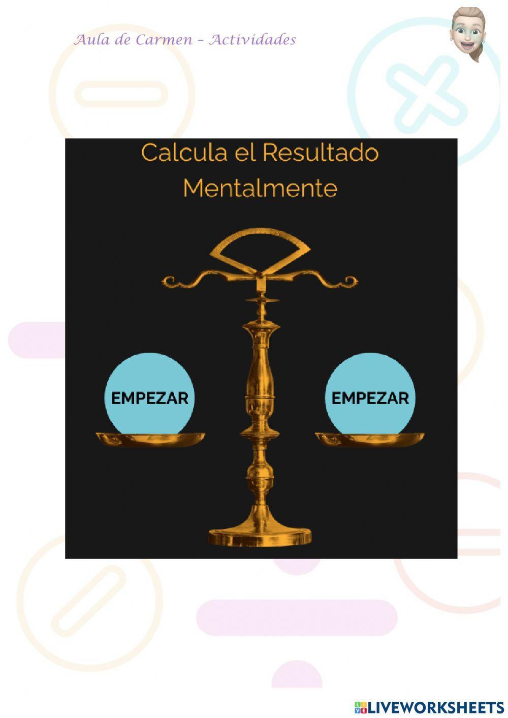 Calcula Mentalmente