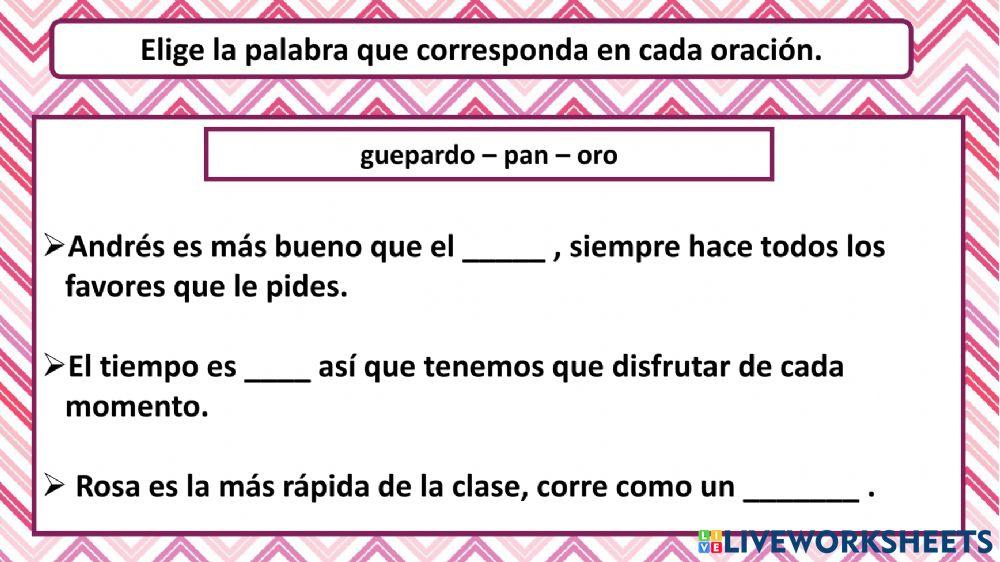 Arrastra y suelta la palabra adecuada para completar la frase