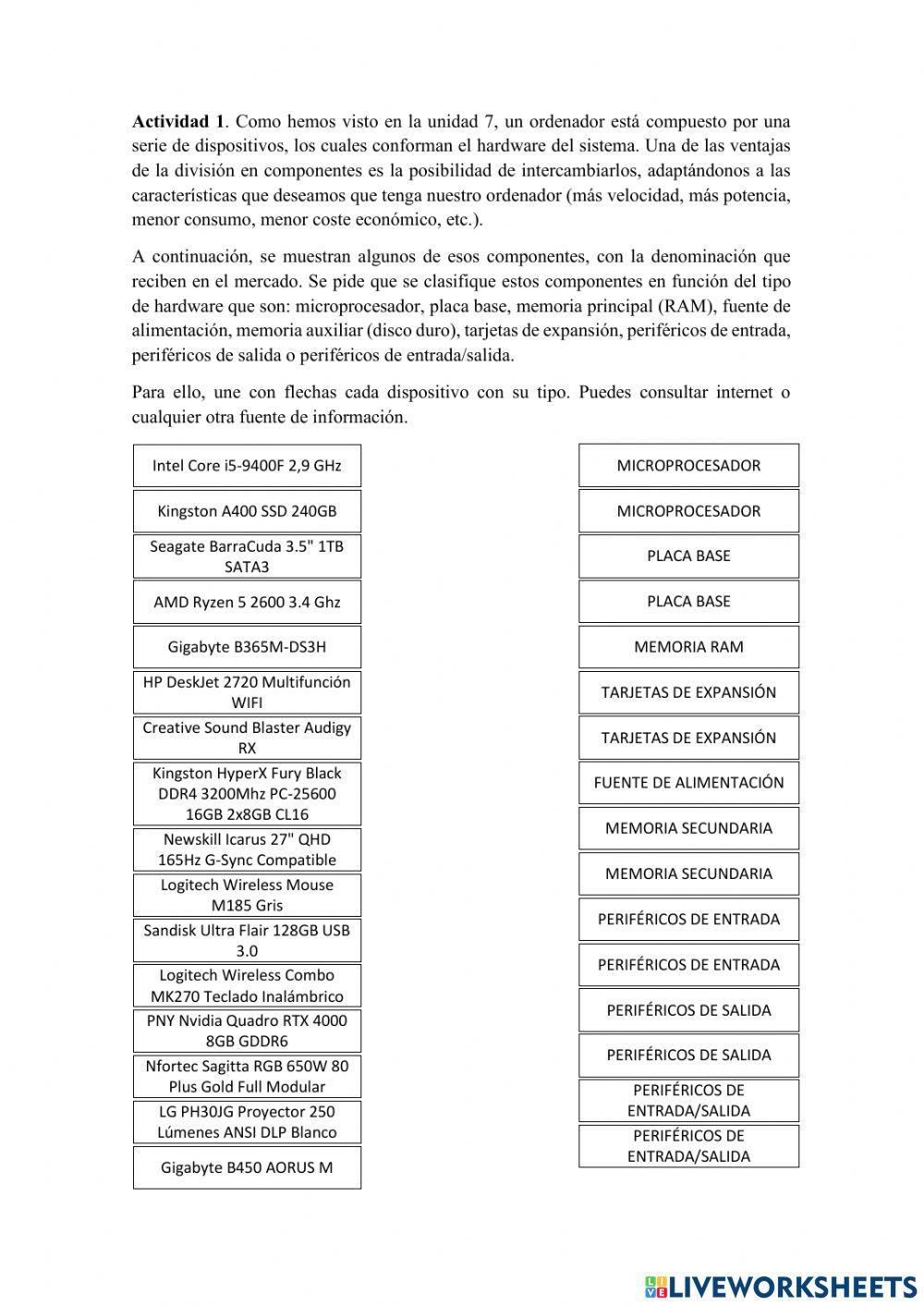 Identificación de Hardware