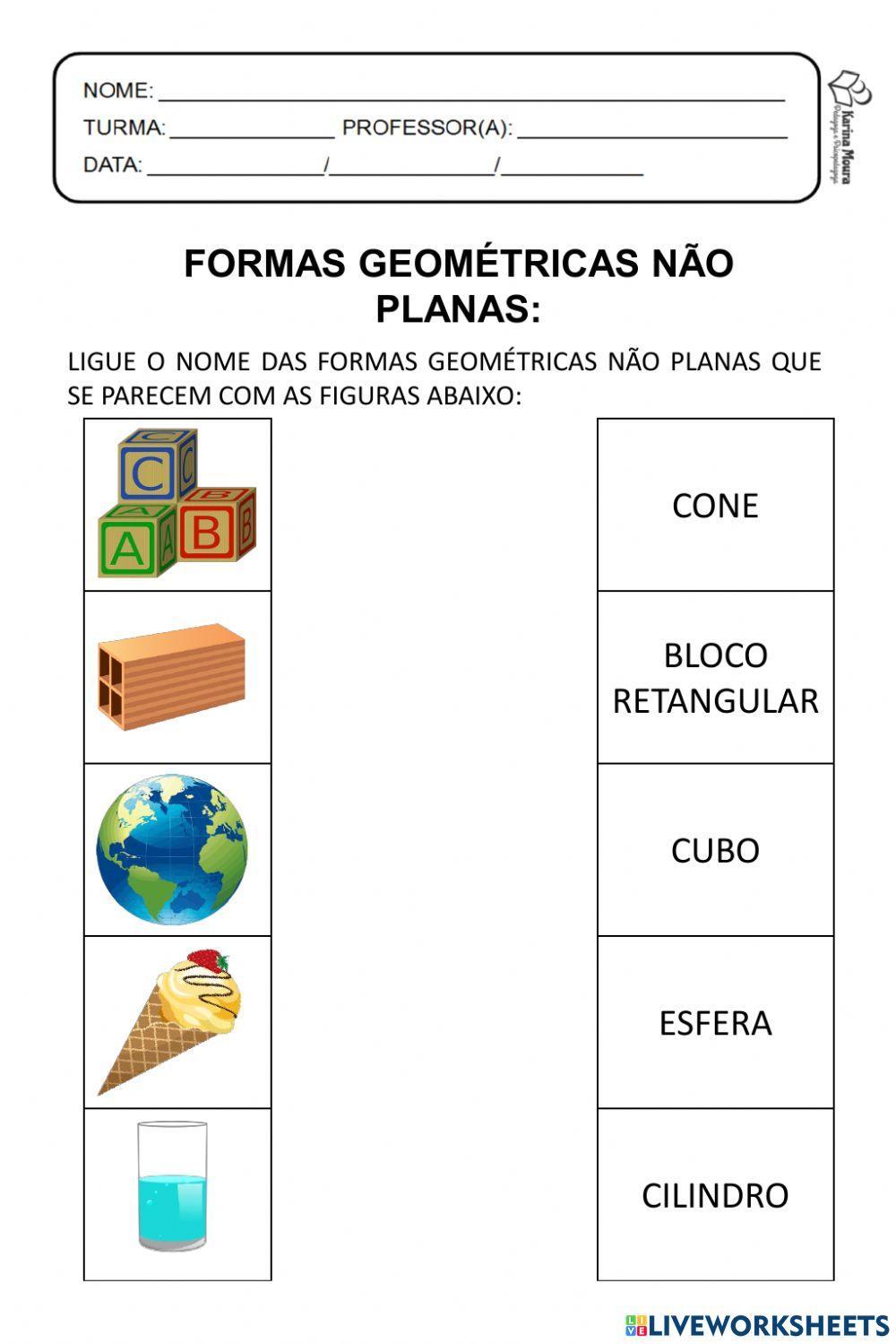 Formas geométricas não planas