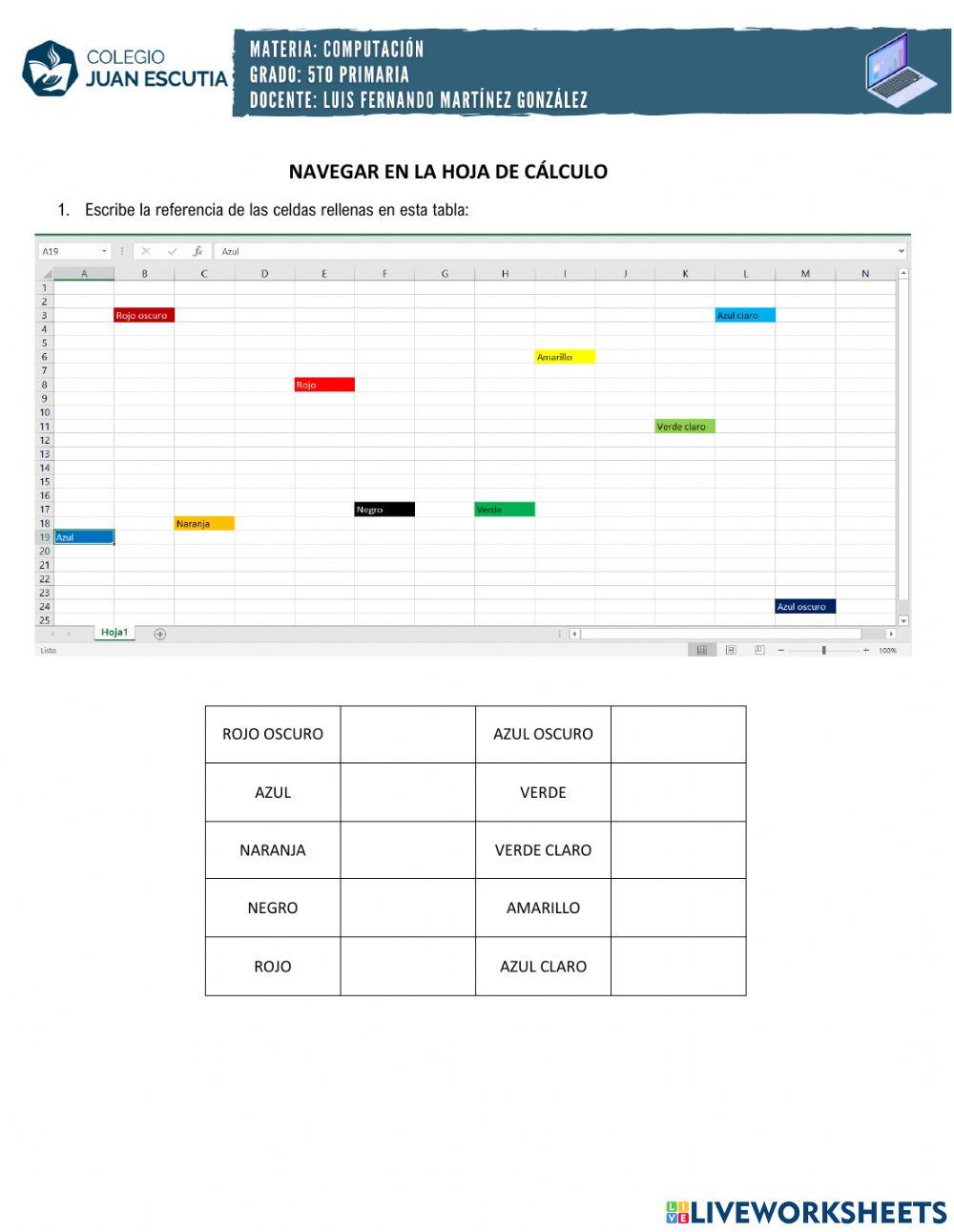 Referencias a celdas