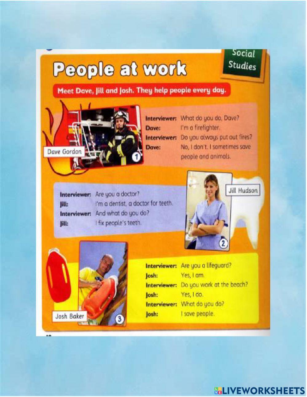 The Work Worksheet