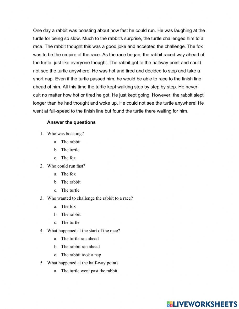 To be, to have, yet and still, sports and reading