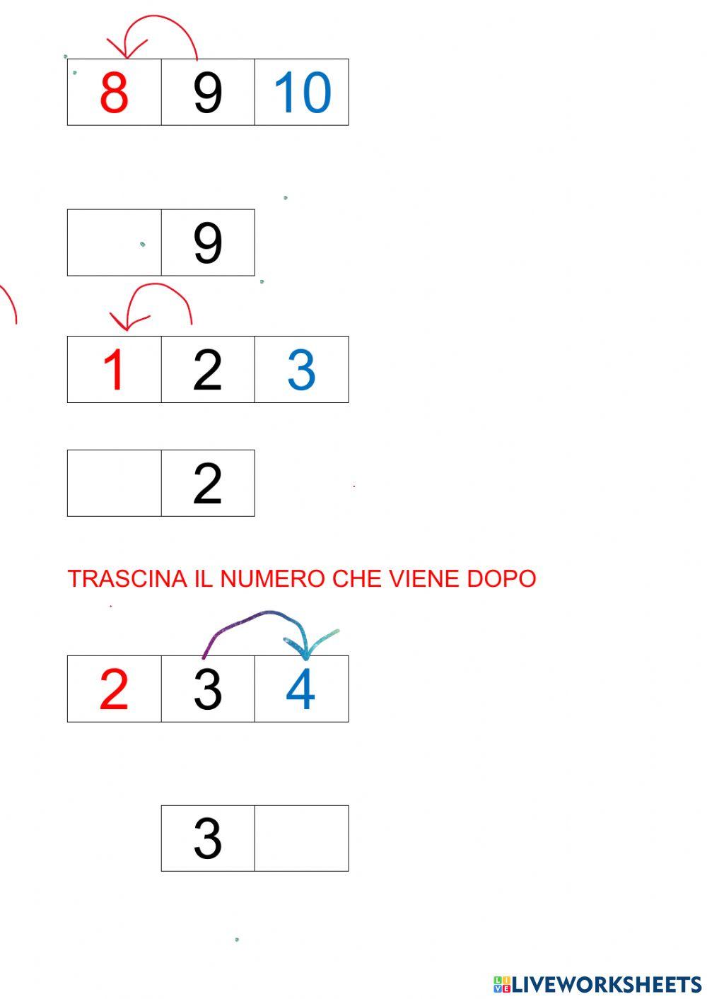 Precedente e successivo