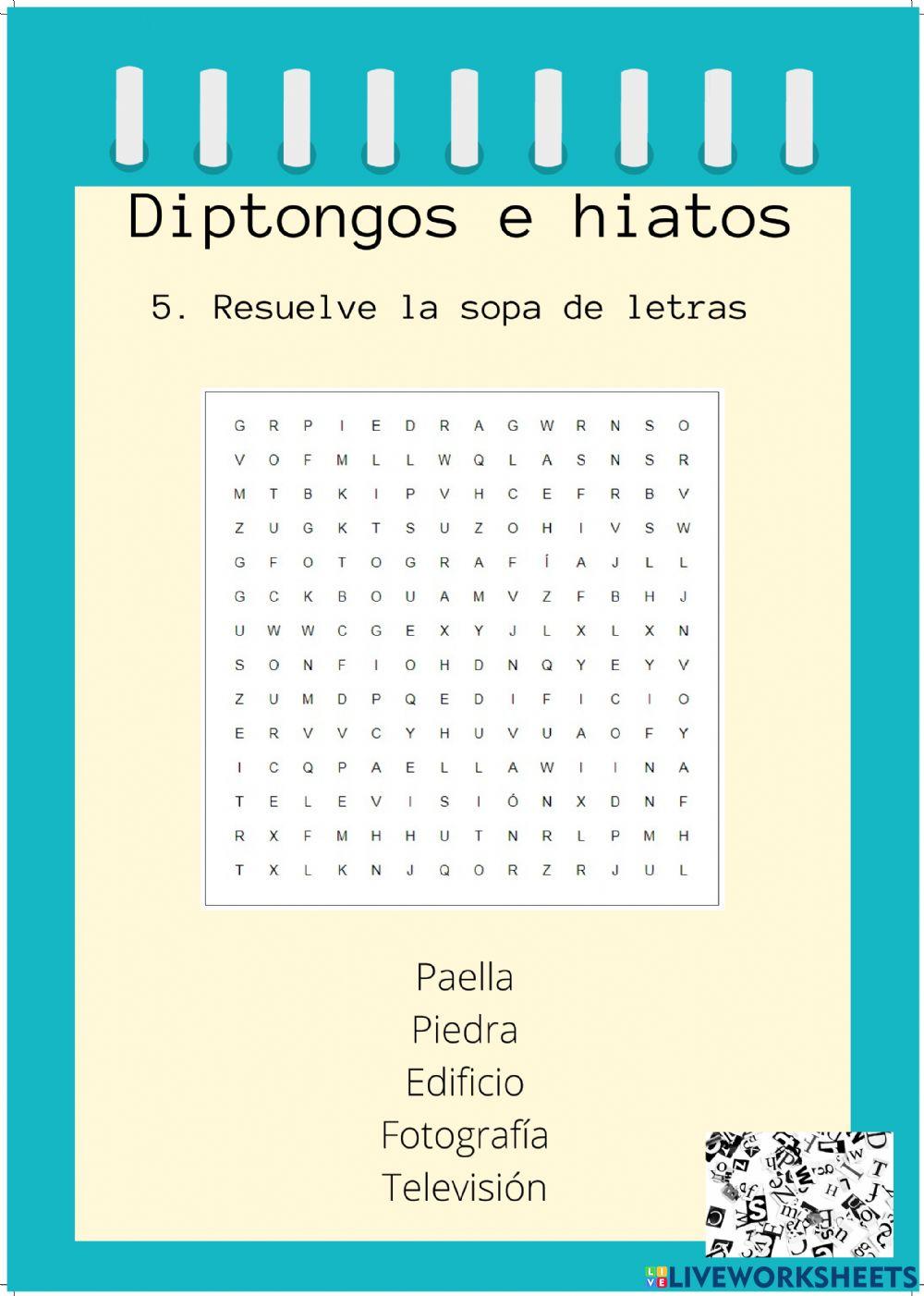 Diptongos e hiatos