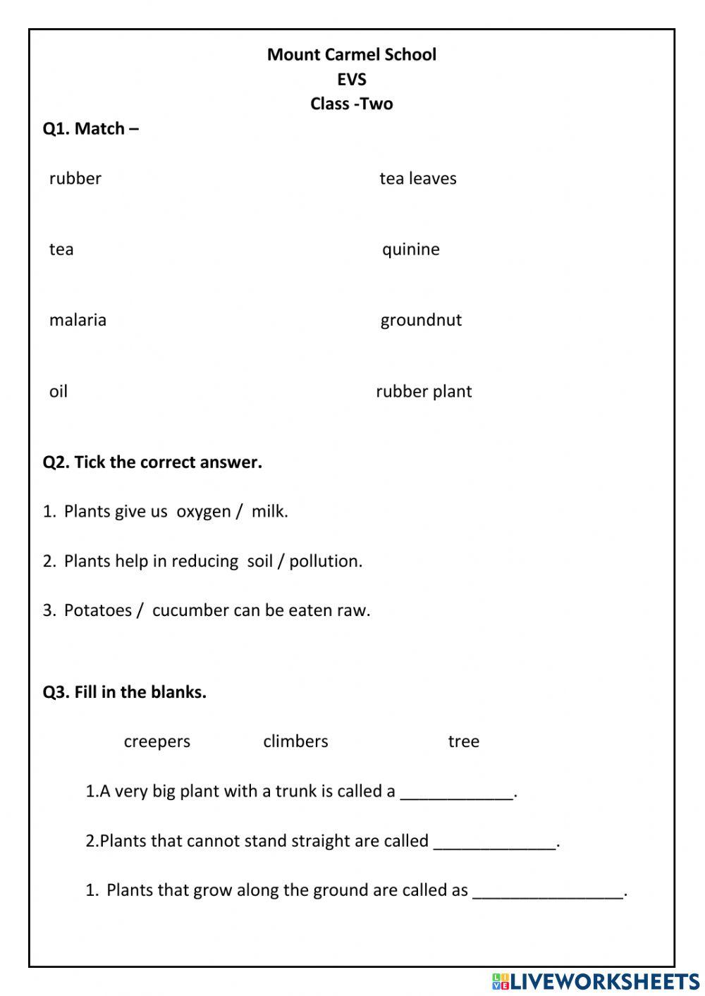 Useful plants