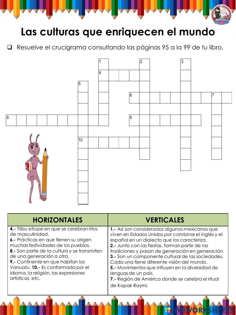 Las culturas que enriquecen el mundo