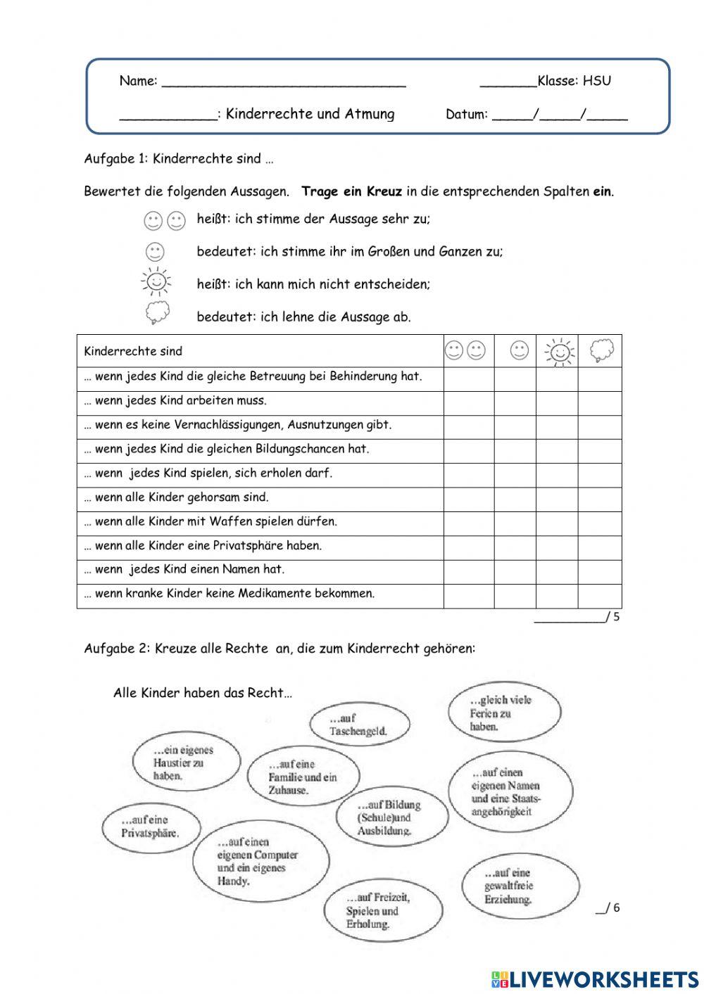Kinderrechte und Atmung