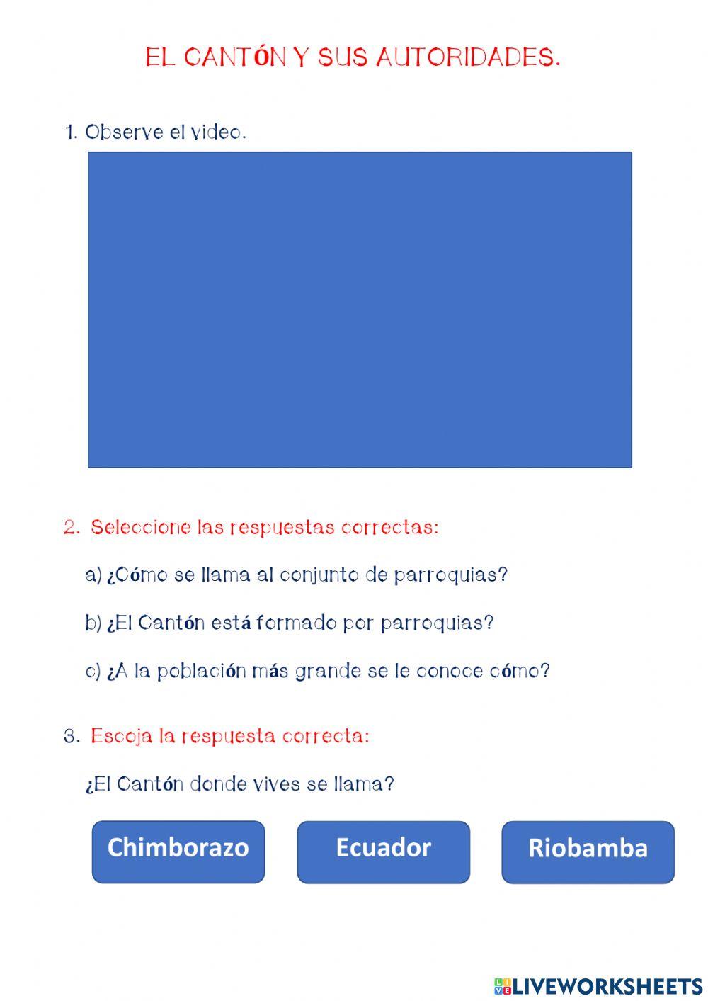 Autoridades del Cantón