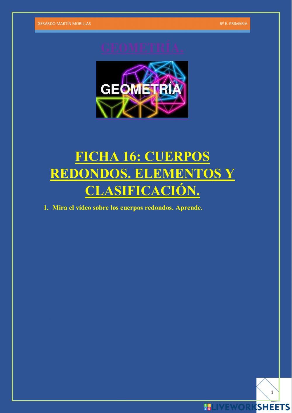 Geometría. Ficha 16.