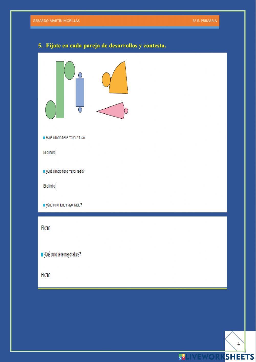 Geometría. Ficha 16.