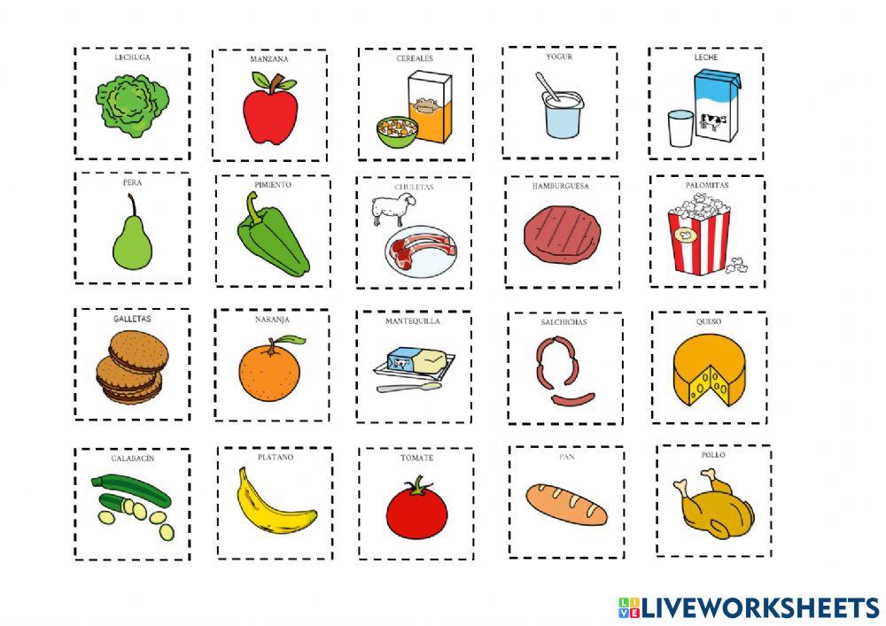 Clasificación alimentos