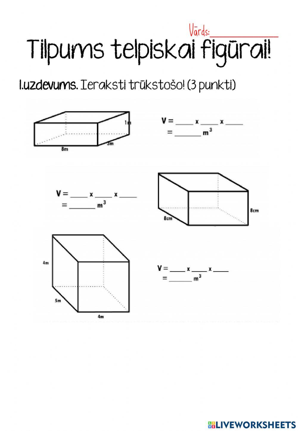Telpisku figūru laukumi