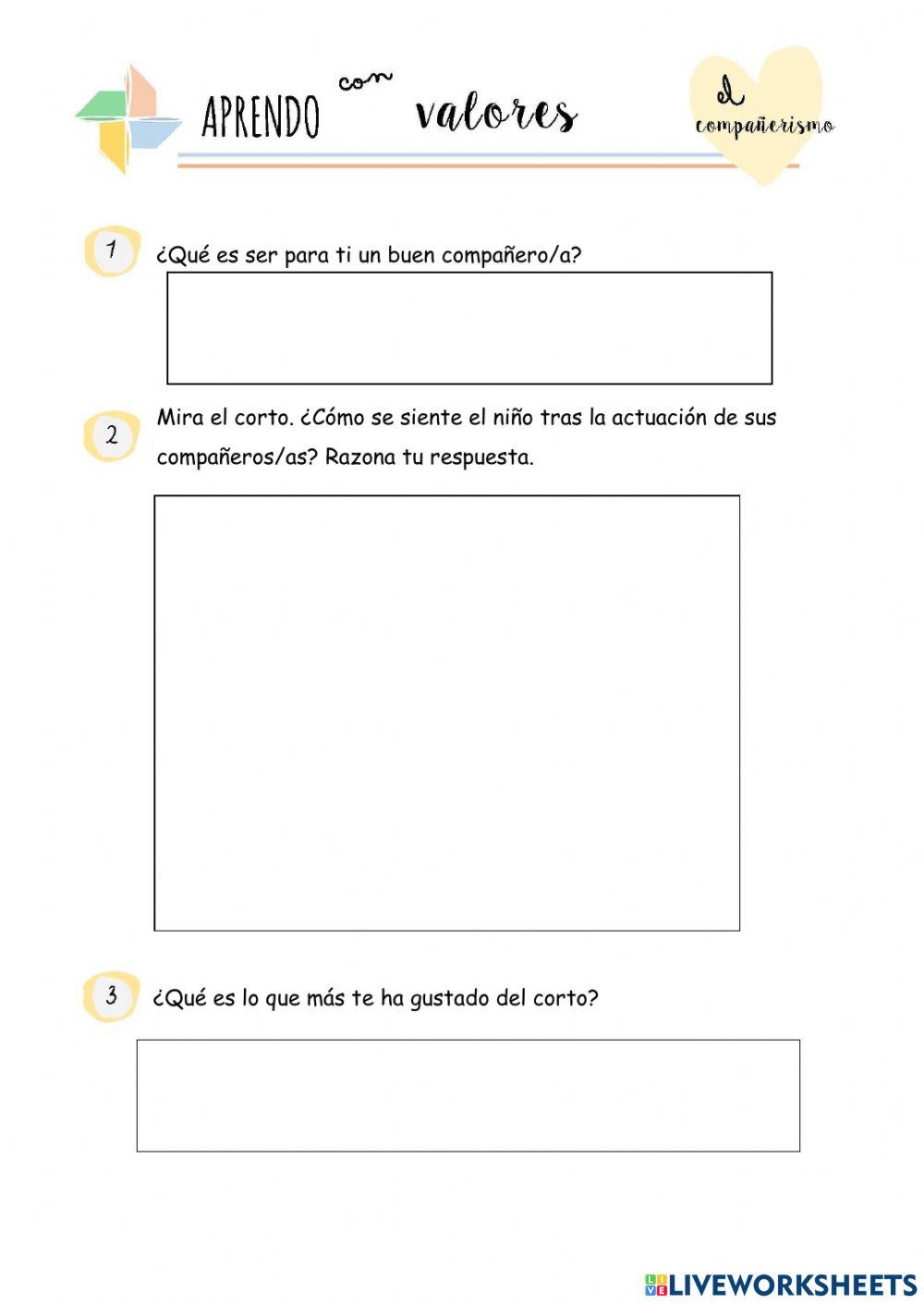 Aprendo del compañerismo