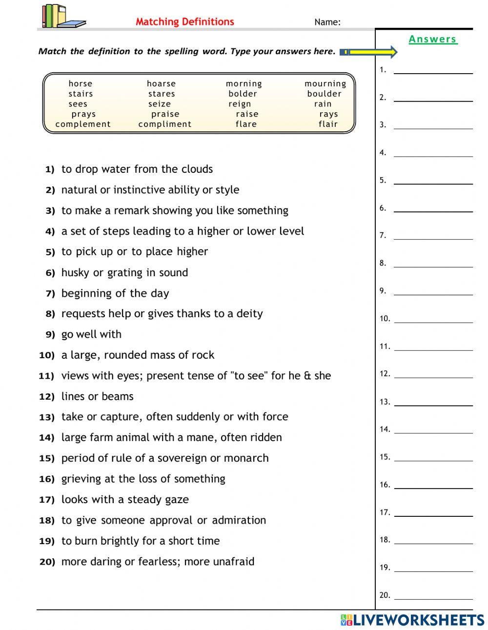 Lesson 15 - Homophones