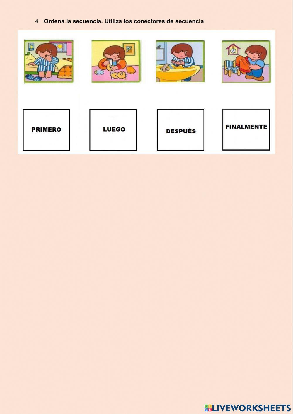 Conectores de secuencia y adicion