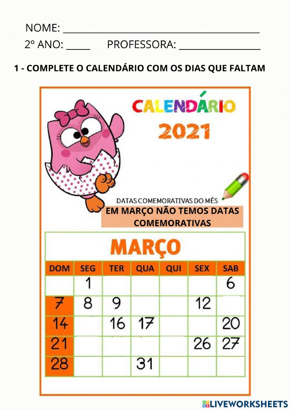 Calendário