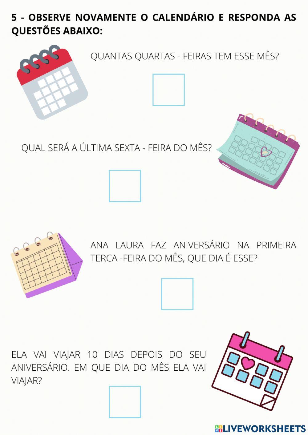 Calendário