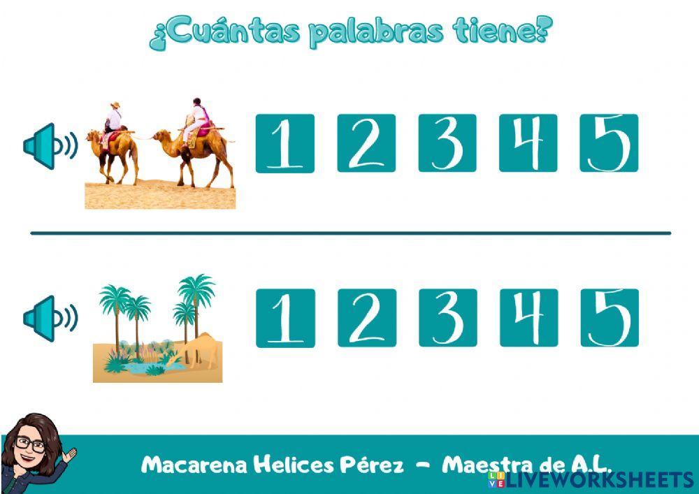 Egipto - Cuántas palabras tiene