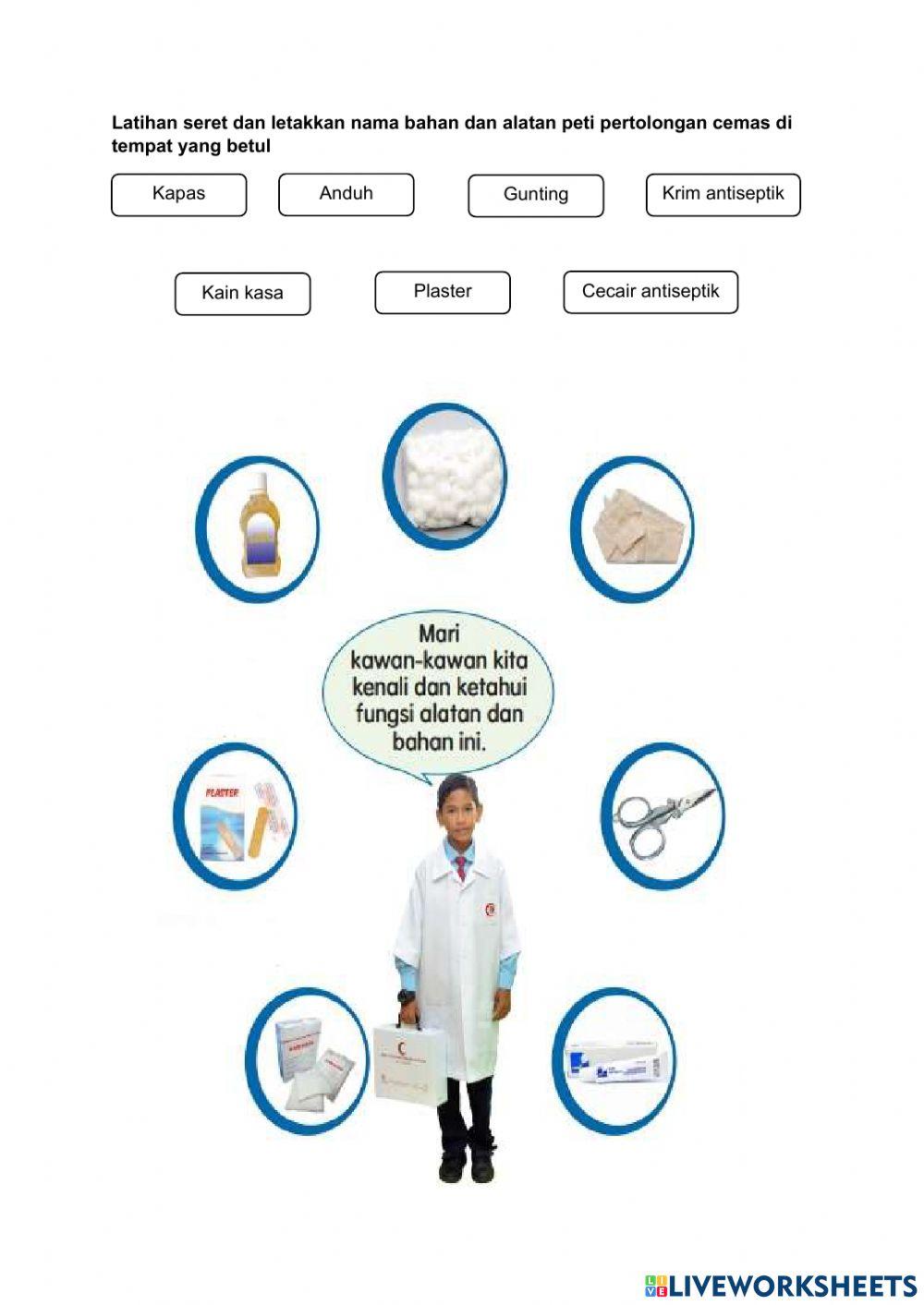 Seret dan Tampal jawapan dengan betul