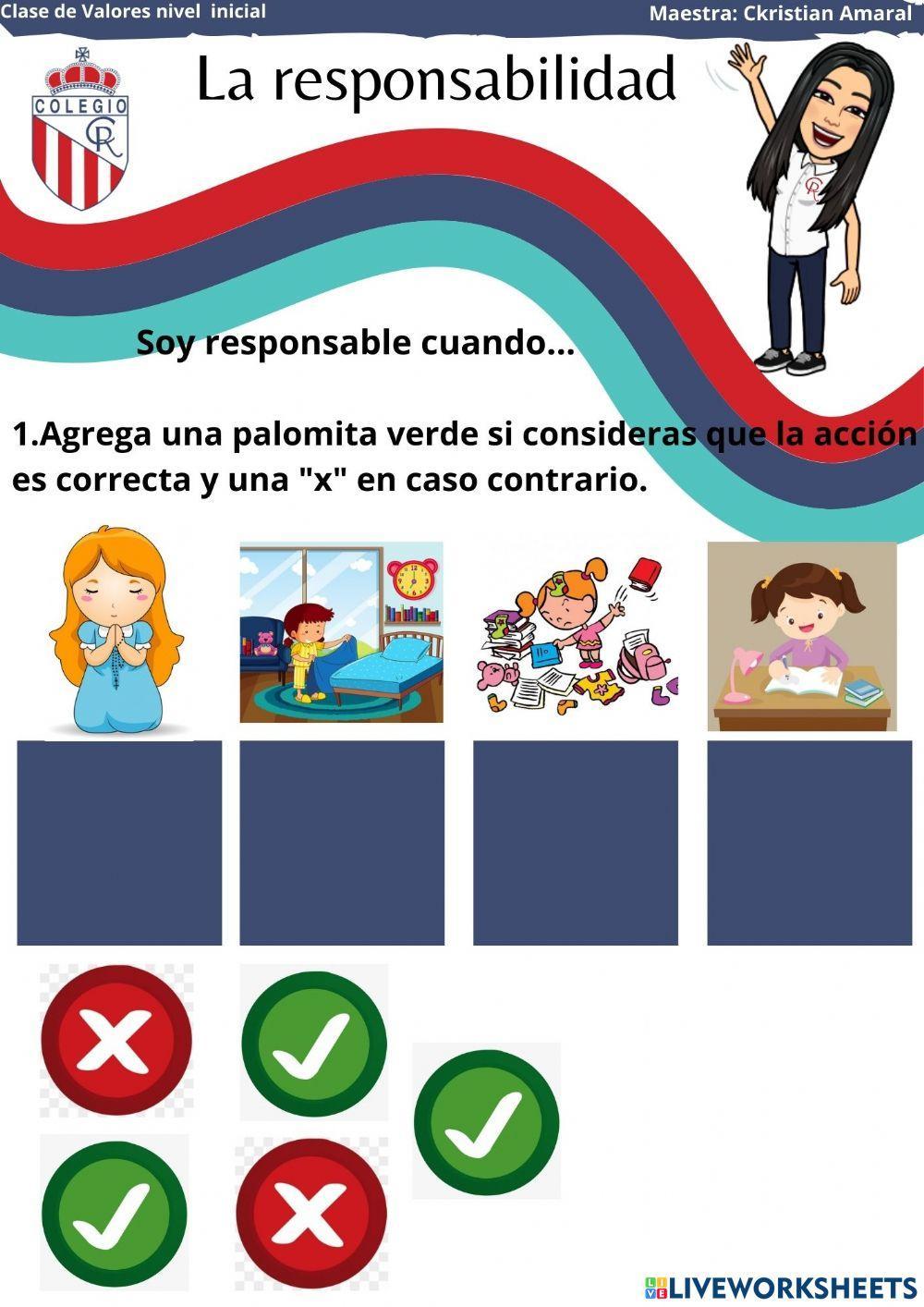 La Responsabilidad. Valores.