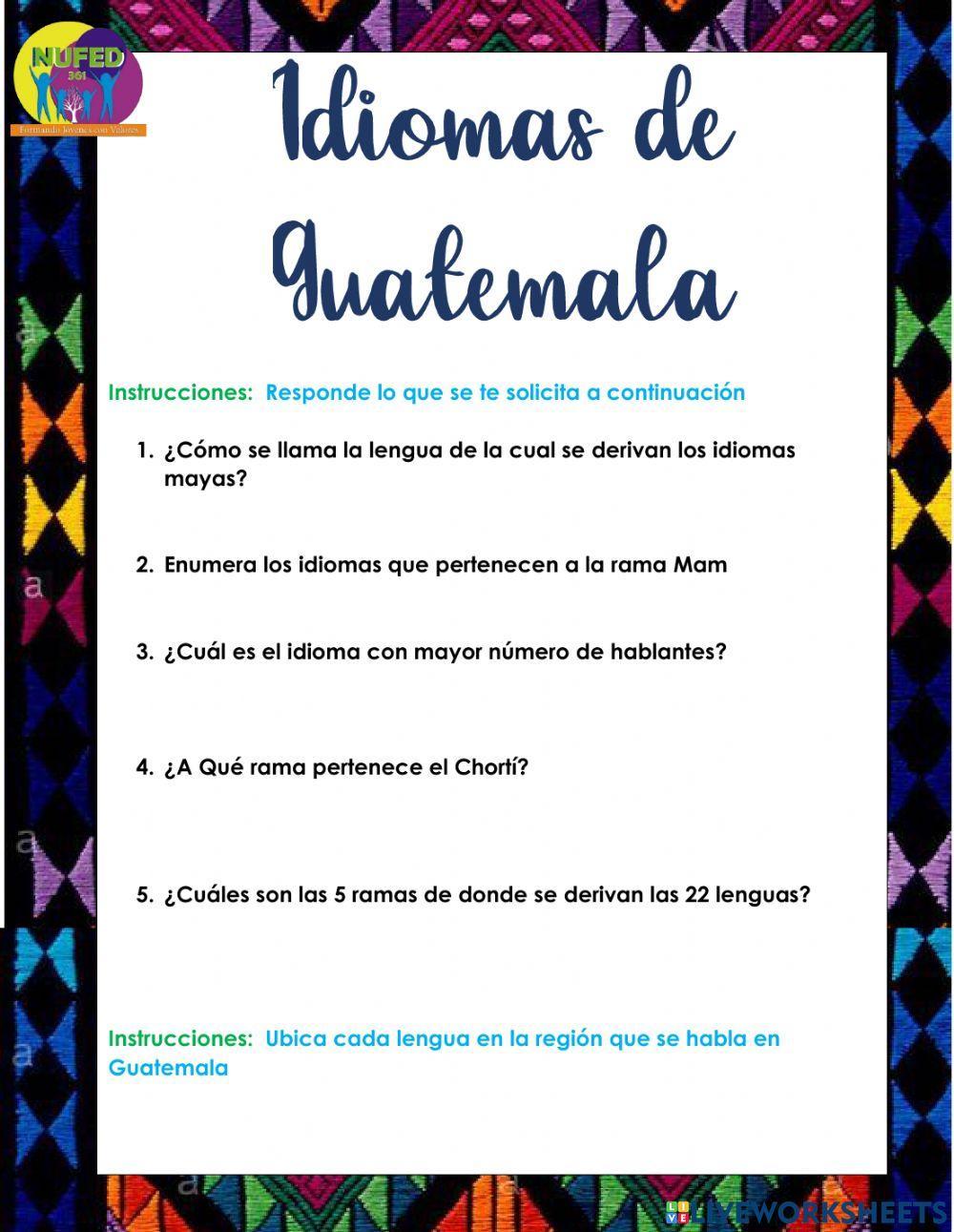 Idiomas de Guatemala