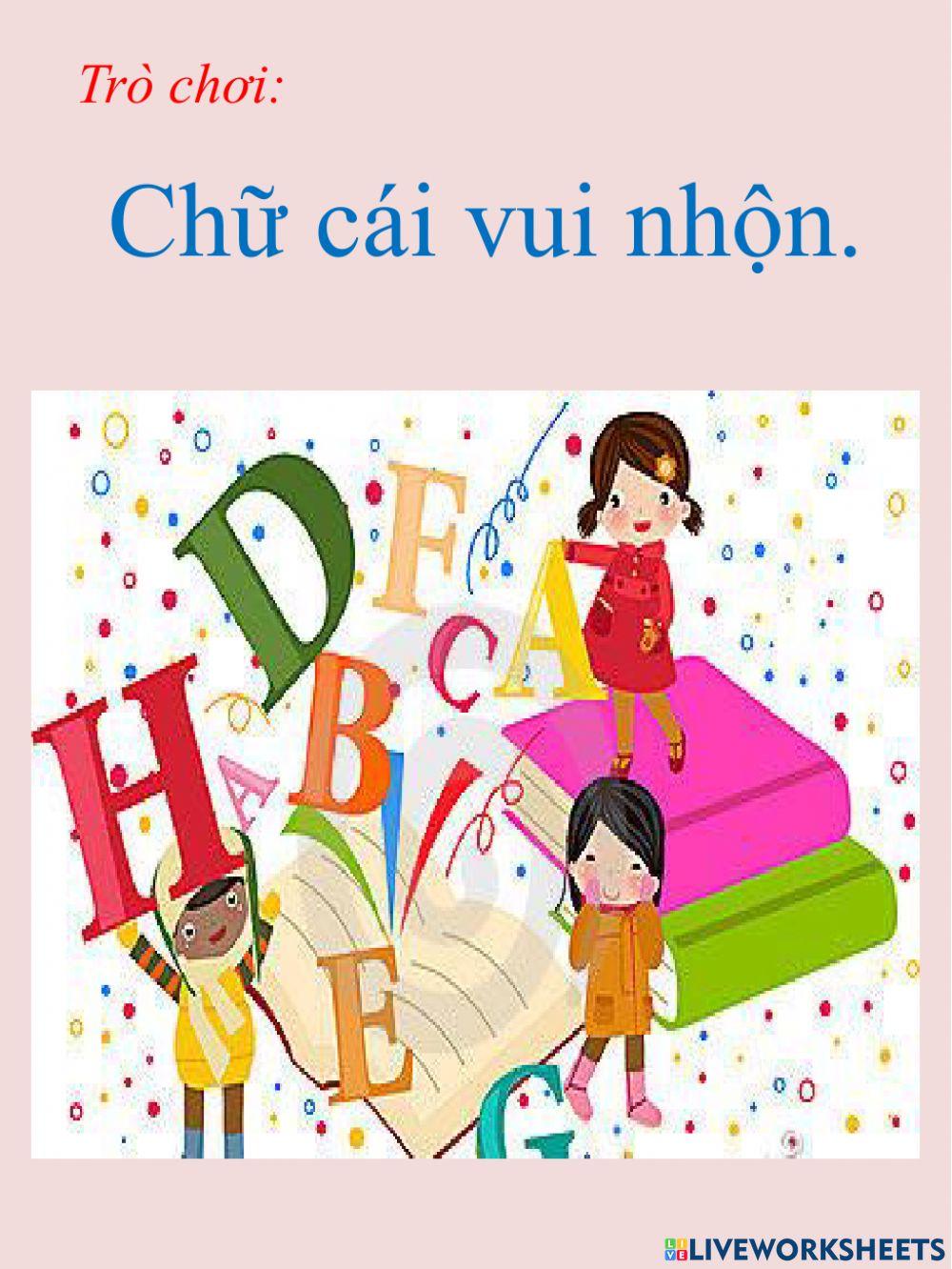 Chữ cái vui nhộn