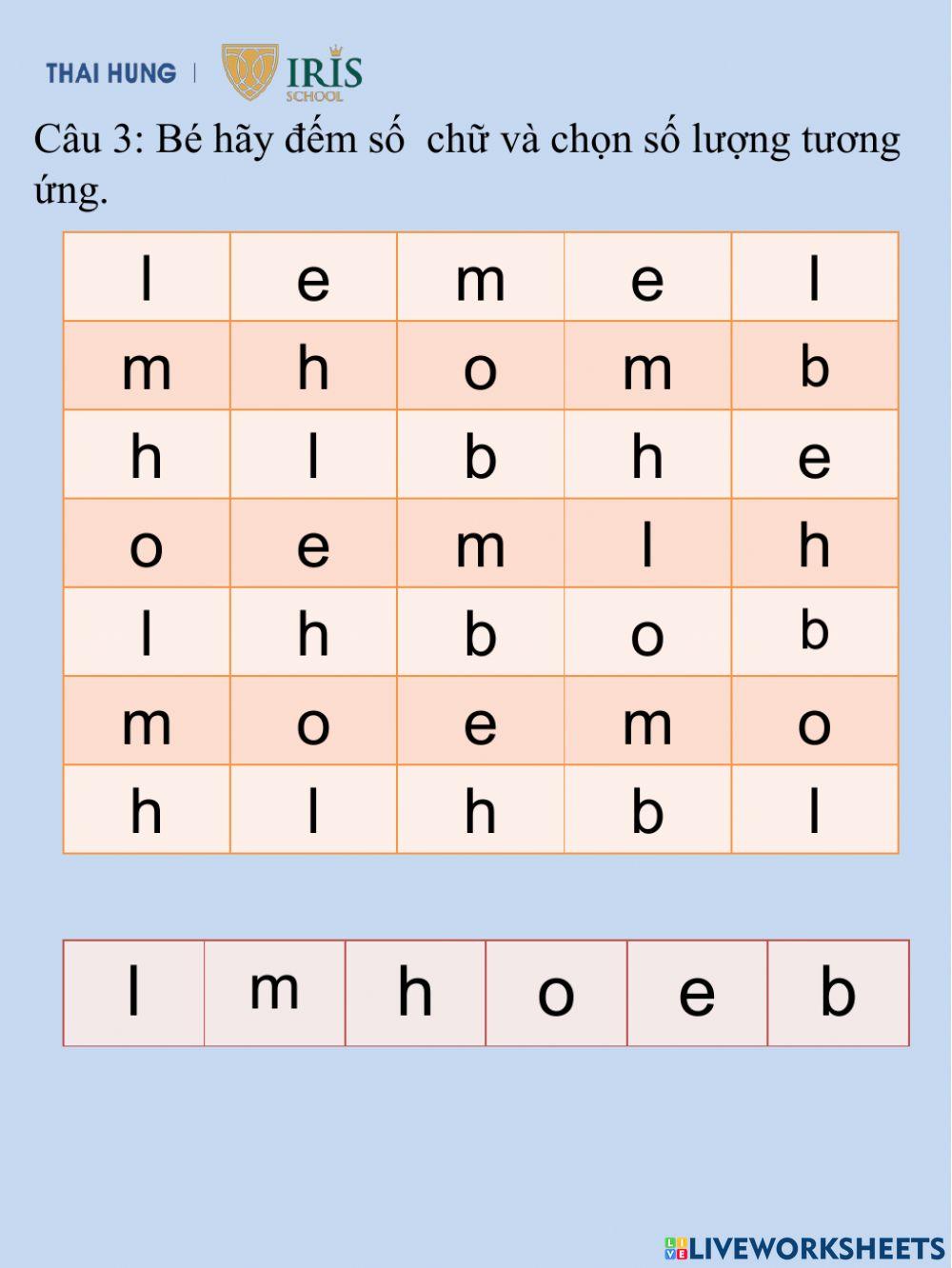 Chữ cái vui nhộn