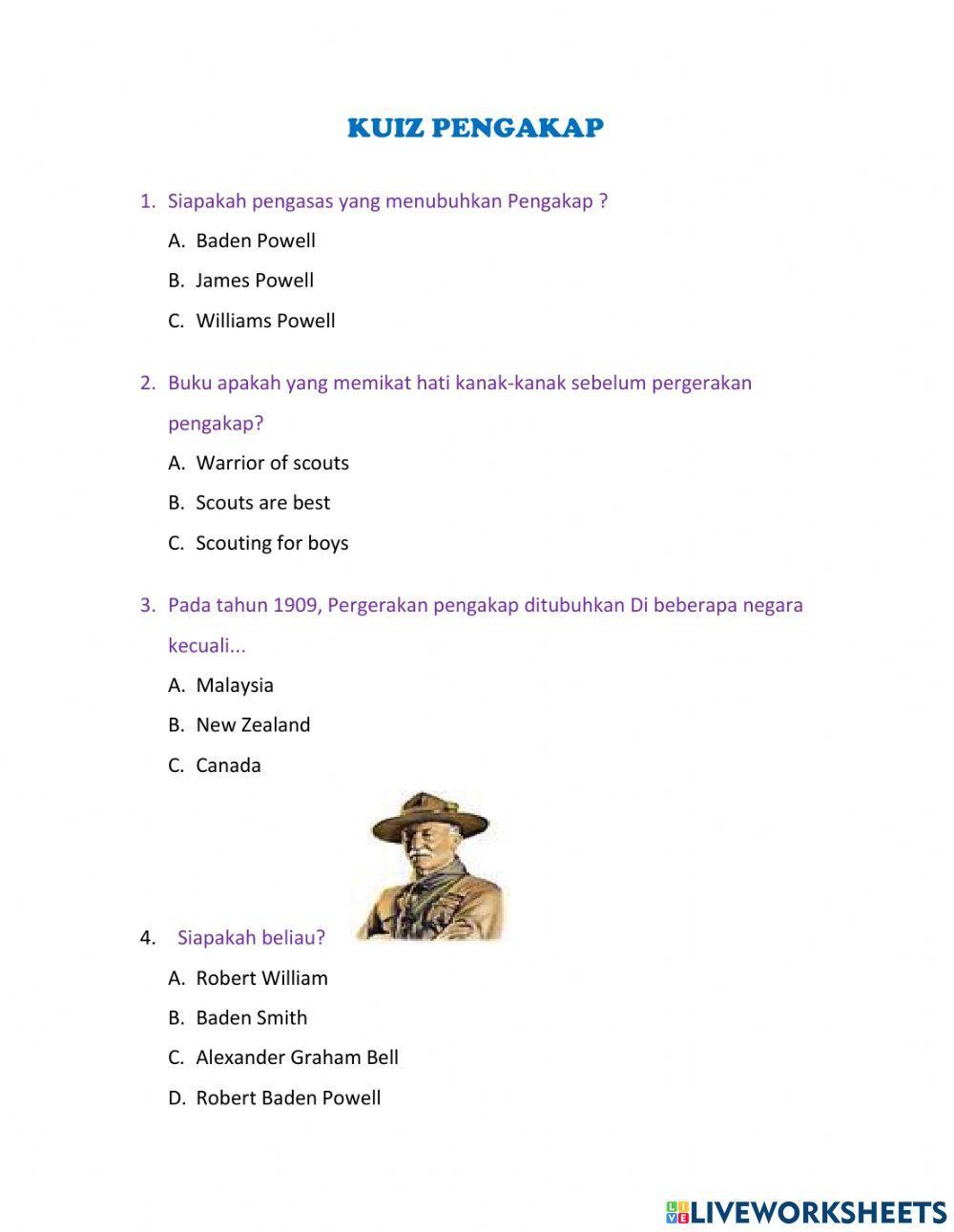 Kuiz pengakap