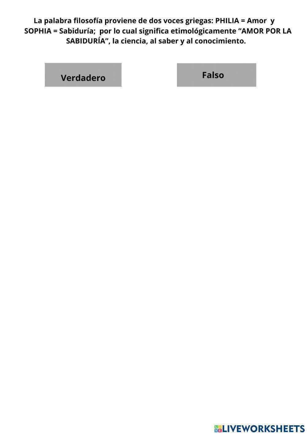 Origen de la filosofia