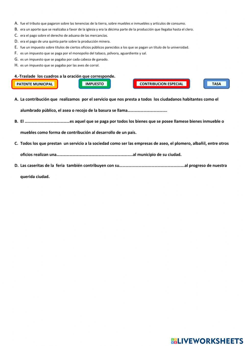 Formas de explotacion en la colonia