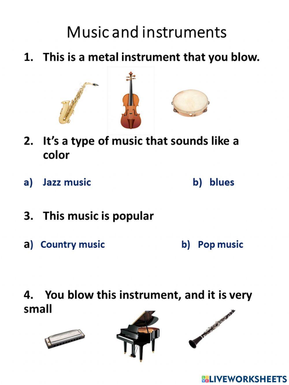 Instruments  part 1