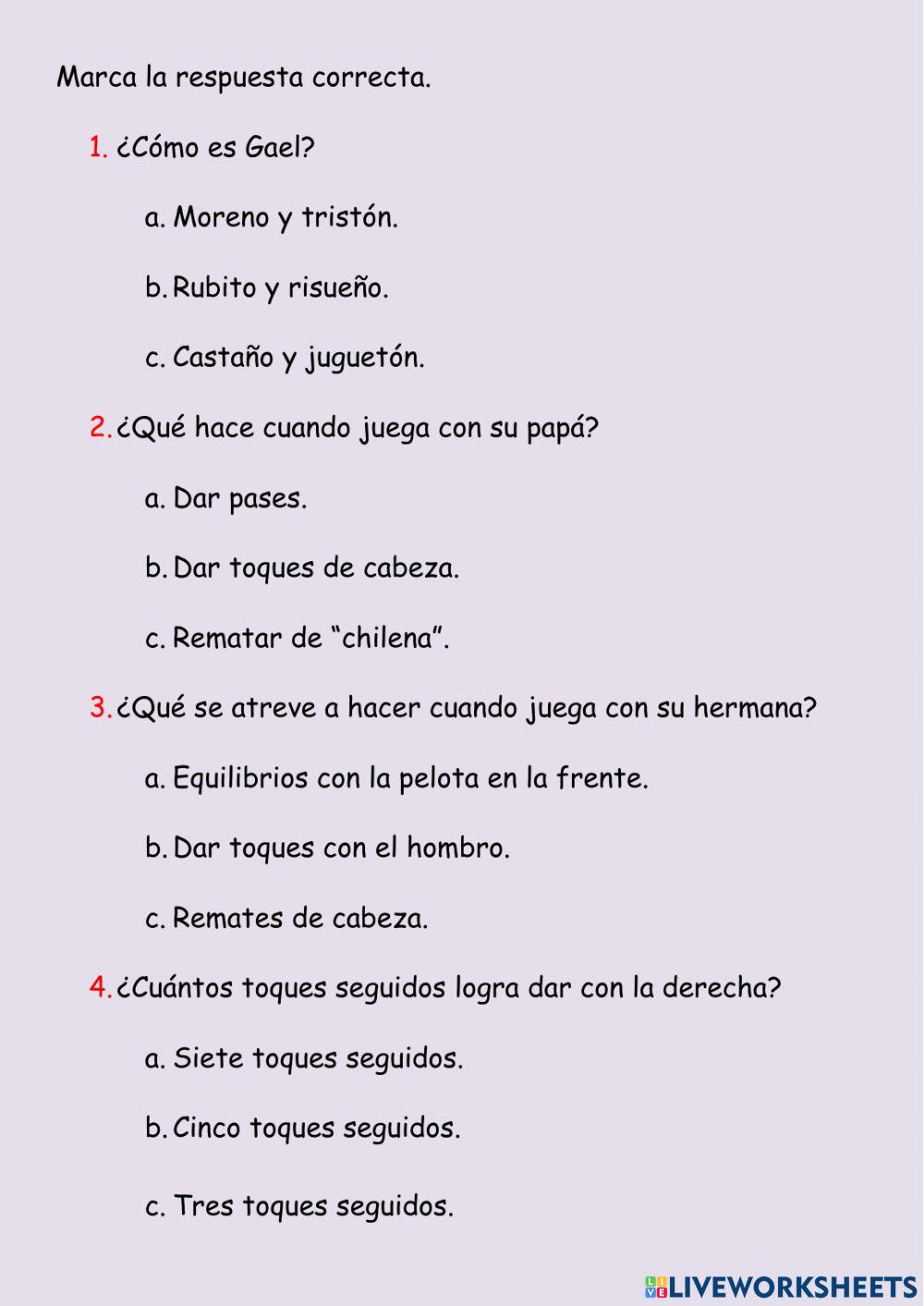 Gael y su inseparable pelota