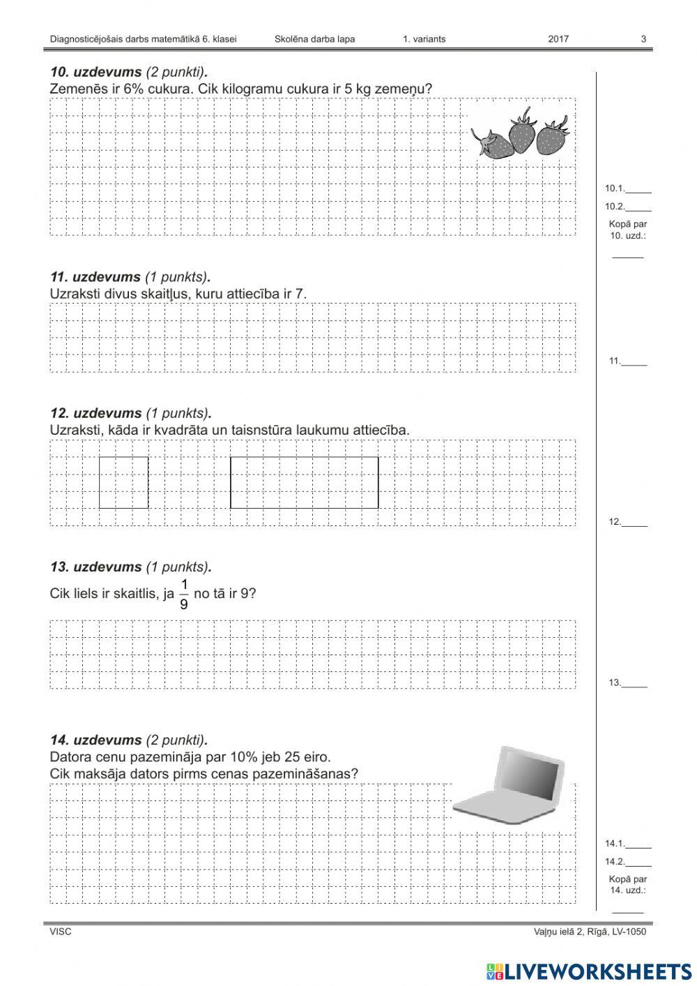 Matematika diagnostika 2017