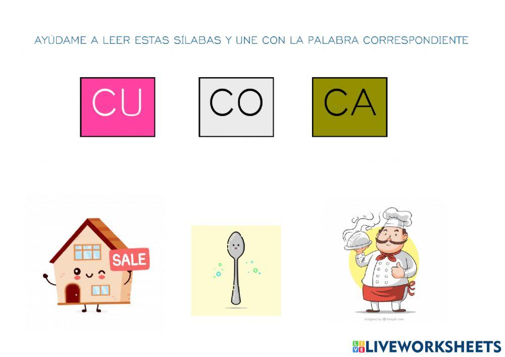 Parola In Inglese Con La C Lee con la C worksheet | Live Worksheets