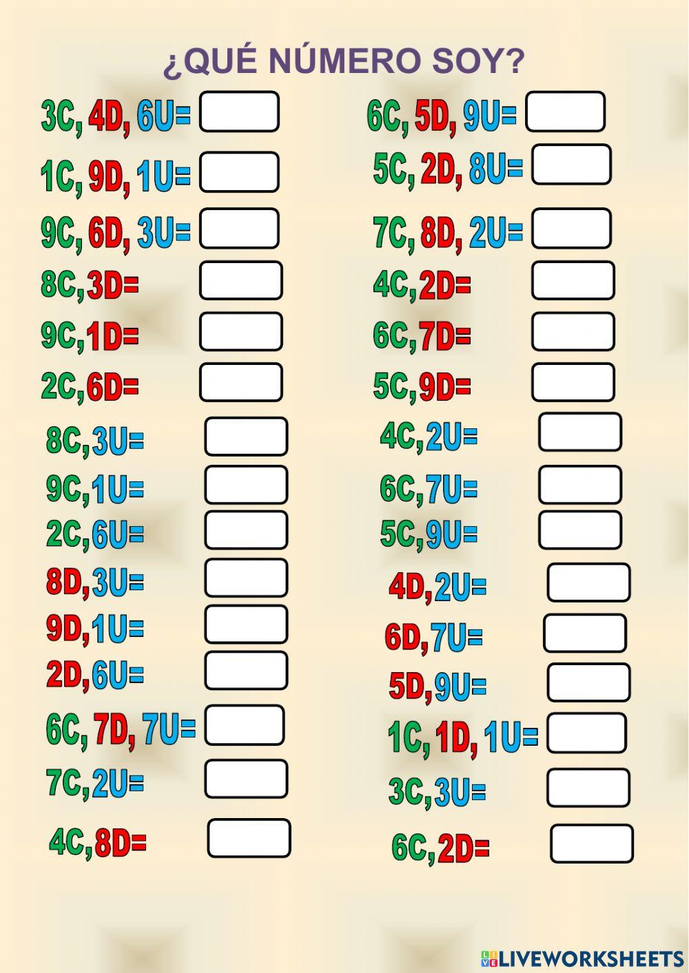 Descompoción numérica